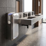 Sensor High Speed Hand Dryer Set of 2 Stainless Steel Matte