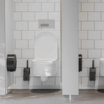 Toilet Brush Holder Stainless Steel Black