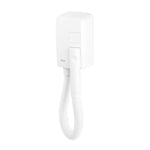 Wall Mounted Hair Dryer with Hose and Handheld Nozzle ABS 50-302