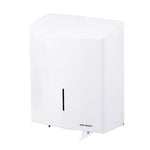 Duplex Paper Roll Dispenser Stainless Steel White
