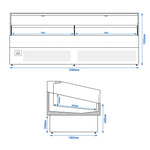 Commercial Refrigerated Island Display 750W 230V KIBL2580