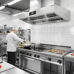 Commercial Kitchen Ventilation Hybrid Wall Canopy 1600mm HDHK1611#SET