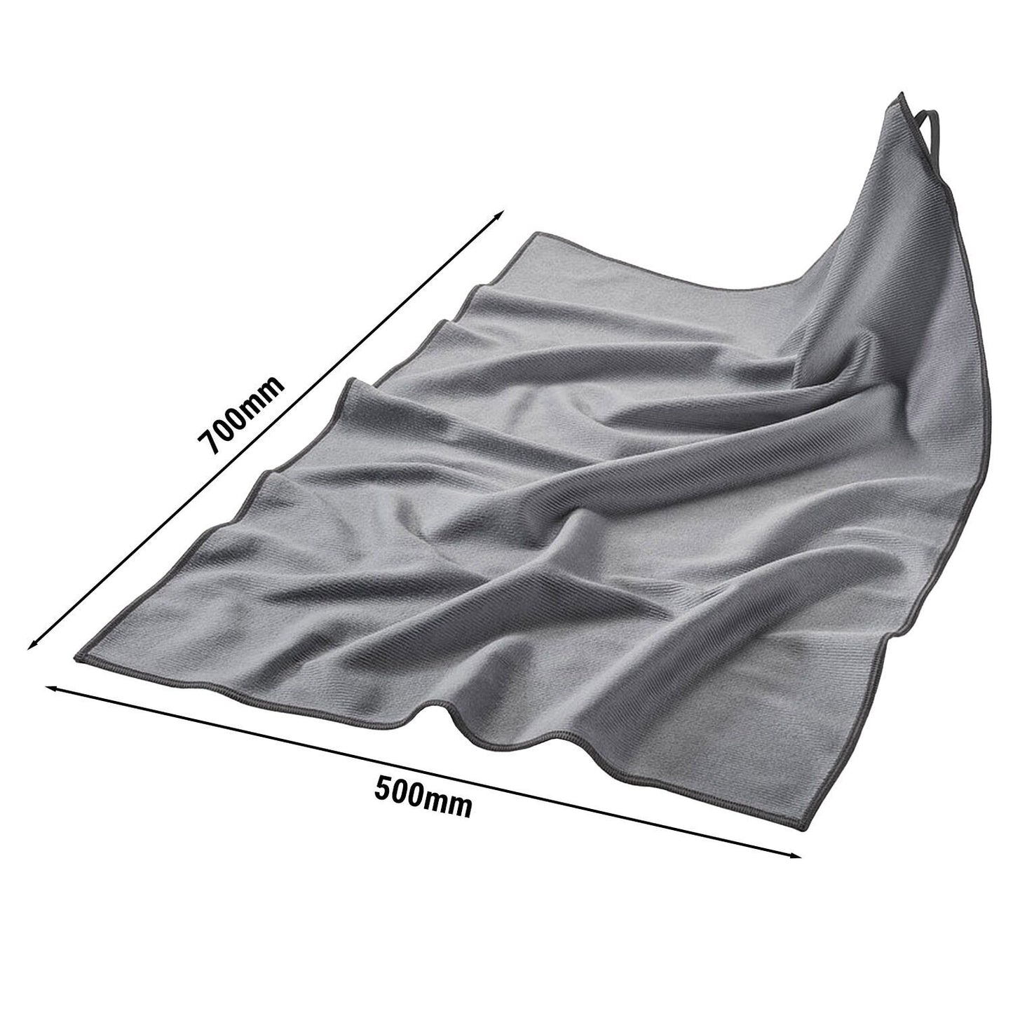 Microfiber Kitchen Towels 10 Pack Grey MPTGRAUMC57#SET10