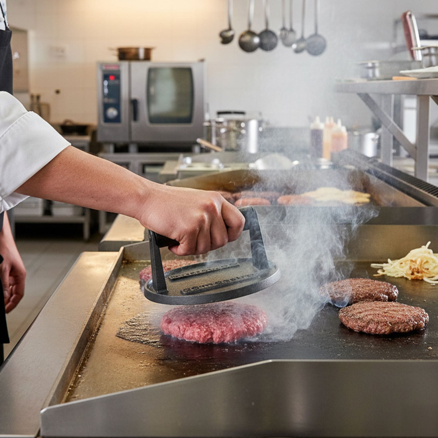 Smash Burger Press Cast Iron Black BPS150