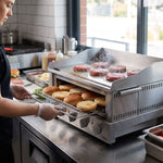 Commercial Electric Griddle Salamander Grill 5.9kW 400V GTL753