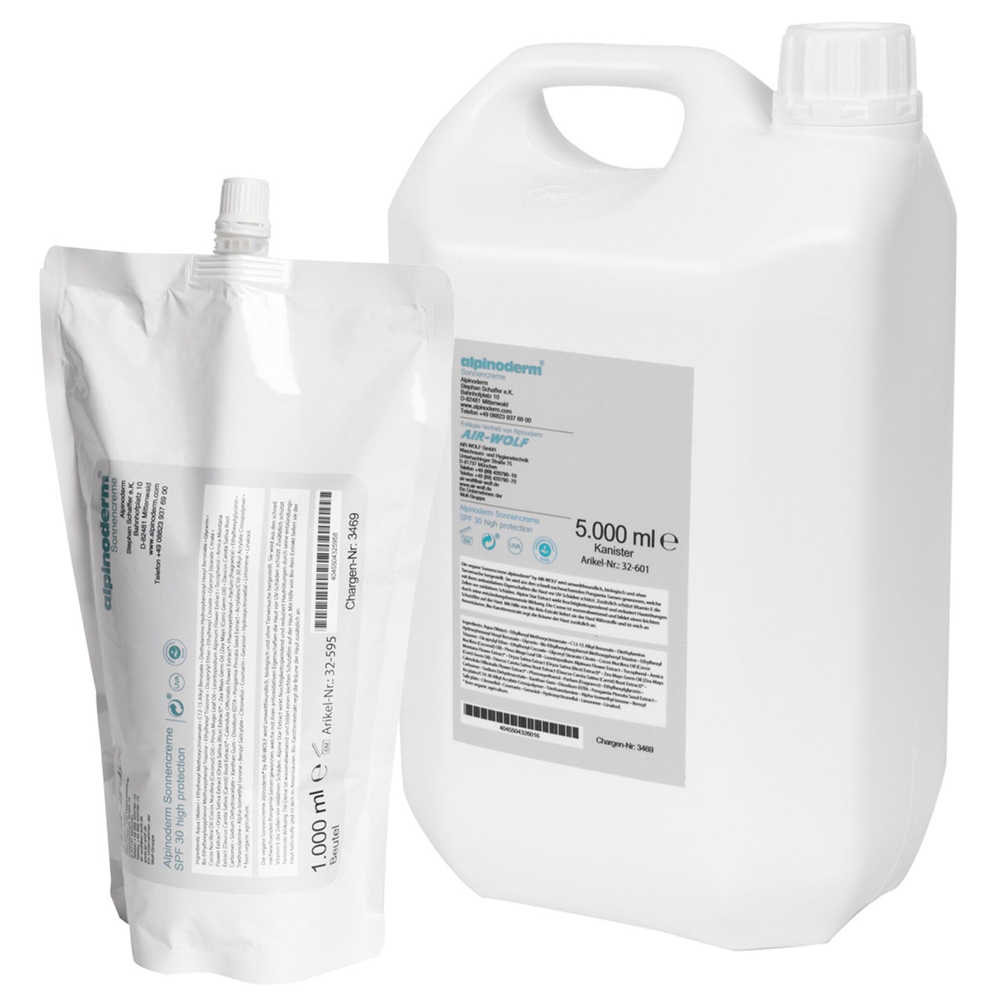 SPF30 Sunscreen Lotion Canister 5 l 32-601