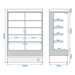 Commercial Refrigerated Multideck Display 769W 230V WKBL137