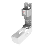 Wall Mounted Toilet Paper Dispenser 3 Rolls Stainless Steel White