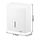Paper Towel Dispenser 600 Towels Stainless Steel White