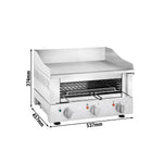 Commercial Electric Griddle Salamander Grill 3.28kW 230V GTL543