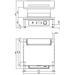 Commercial Electric Lift Salamander Grill 4.5kW 220V SMB60ES
