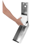 Wall Mounted Toilet Paper Dispenser 750 Sheets Stainless Steel