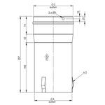 Fireplace Accessory Adapter Ø180mm ESKAJ180