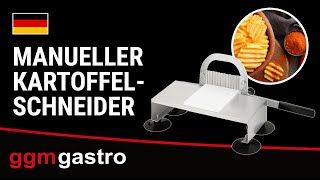 Manual Potato Cutter Stainless Steel Wave Cut KSMNP