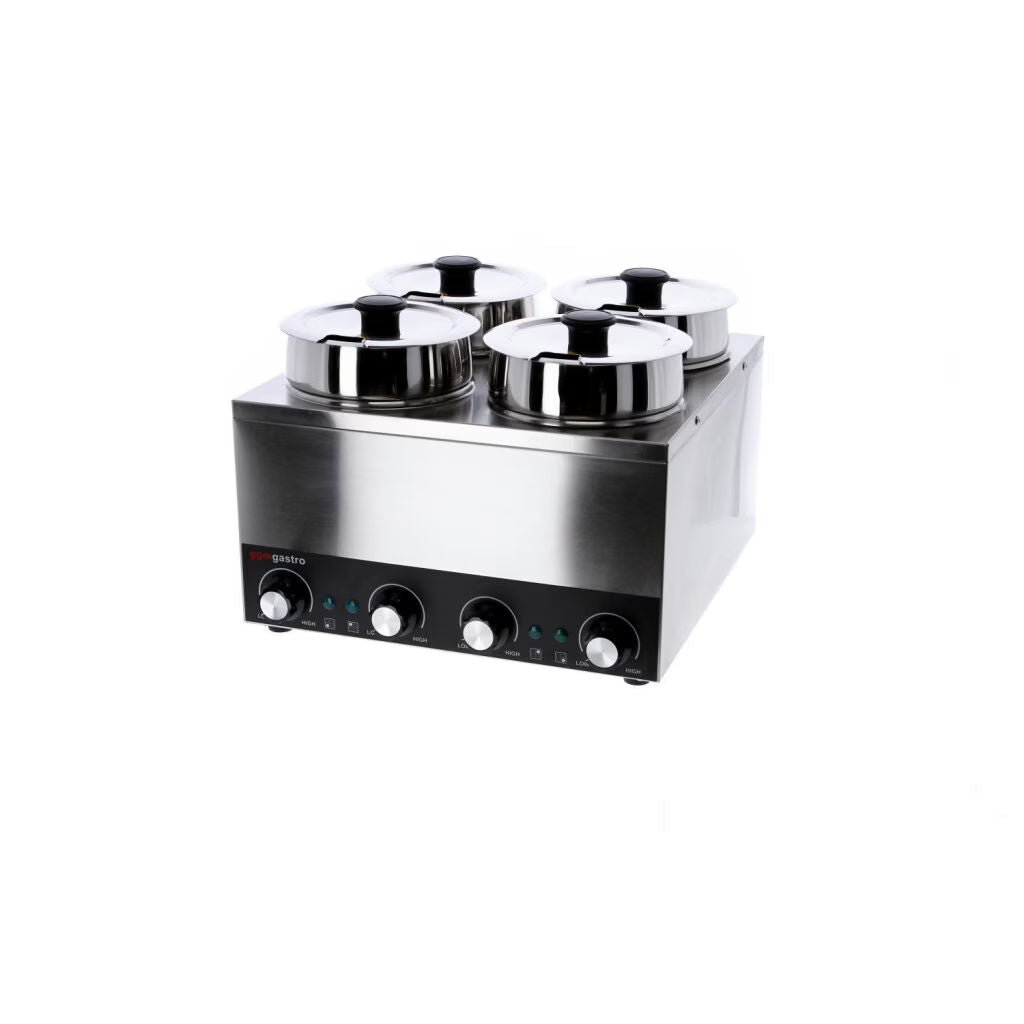 Electric Soup Station Bain-Marie Stainless Steel 14L 600W BHPV35-4