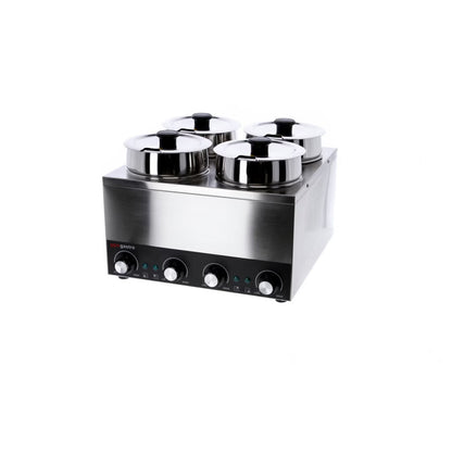 Electric Soup Station Bain-Marie Stainless Steel 14L 600W BHPV35-4