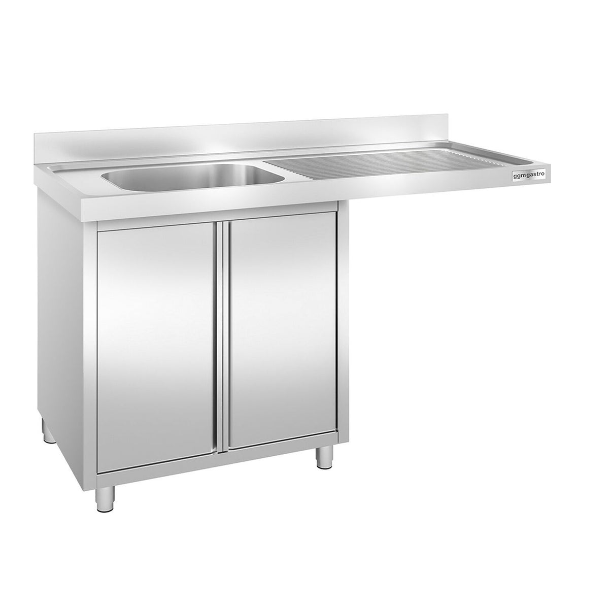 Commercial Dishwasher Sink with Cupboard 1400x600x970mm