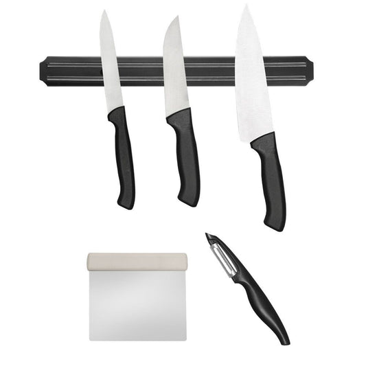 6-Piece Kitchen Knife Set 120/145/190mm Stainless Steel
