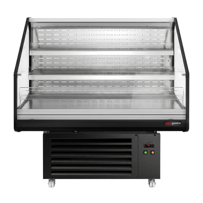 Refrigerated Display Island 1250mm 405L 1.40kW Black KTHDC121