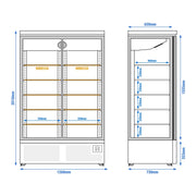 Commercial Refrigerated Multideck Display 612W 230V WKBL700