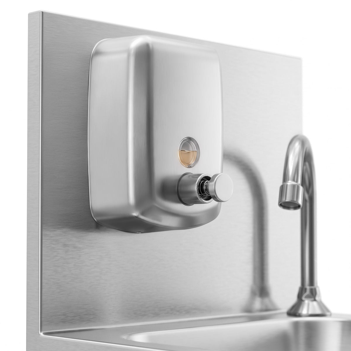 Knee-Operated Hand Wash Sink 400x350x570mm
