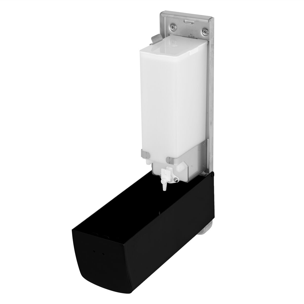 Soap and Disinfectant Dispenser 1200ml Stainless Steel Black