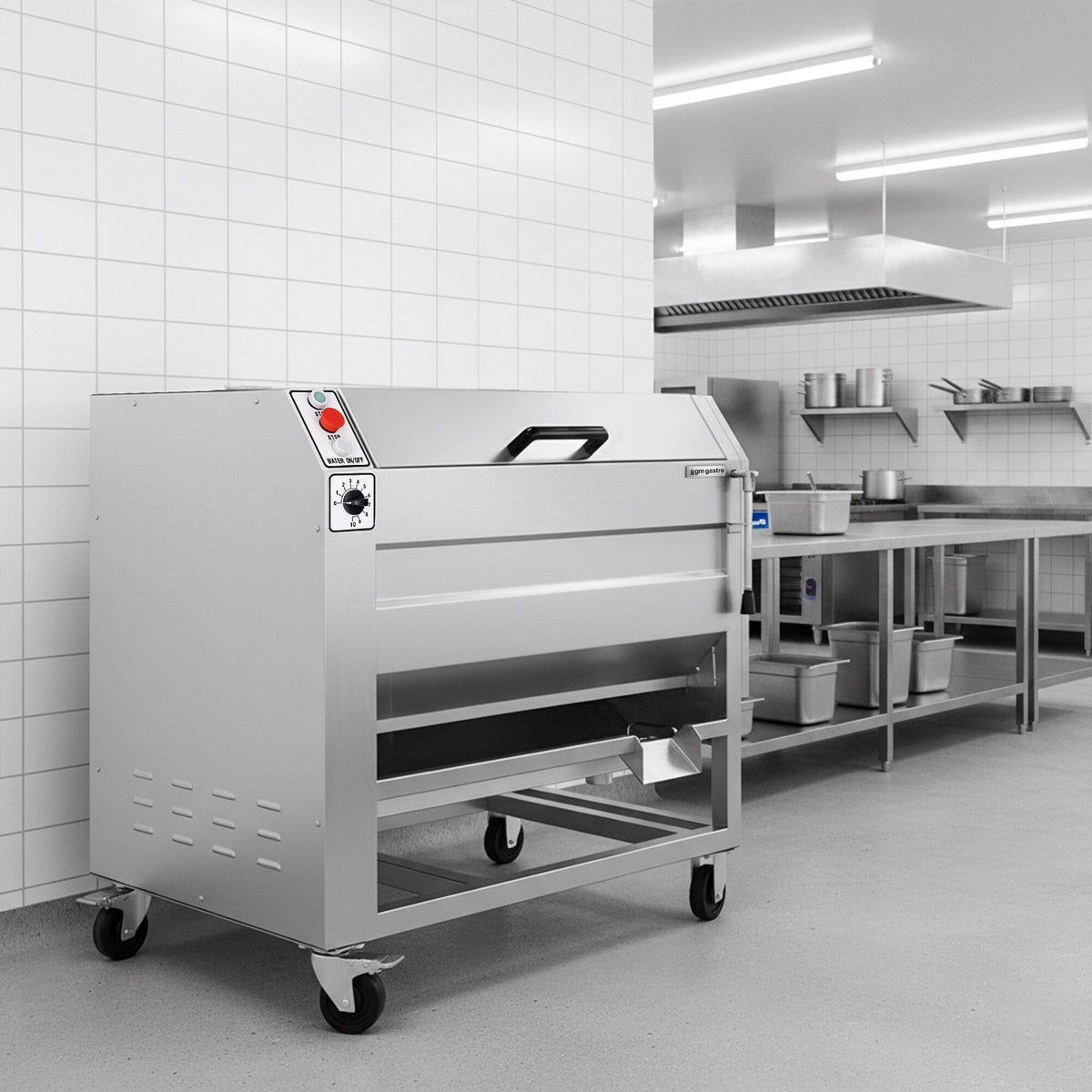 Electric Potato Peeler 600kg/h 750W KMH600