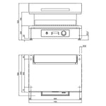 Commercial Electric Lift Salamander Grill 6.0kW 230V SMB75ES