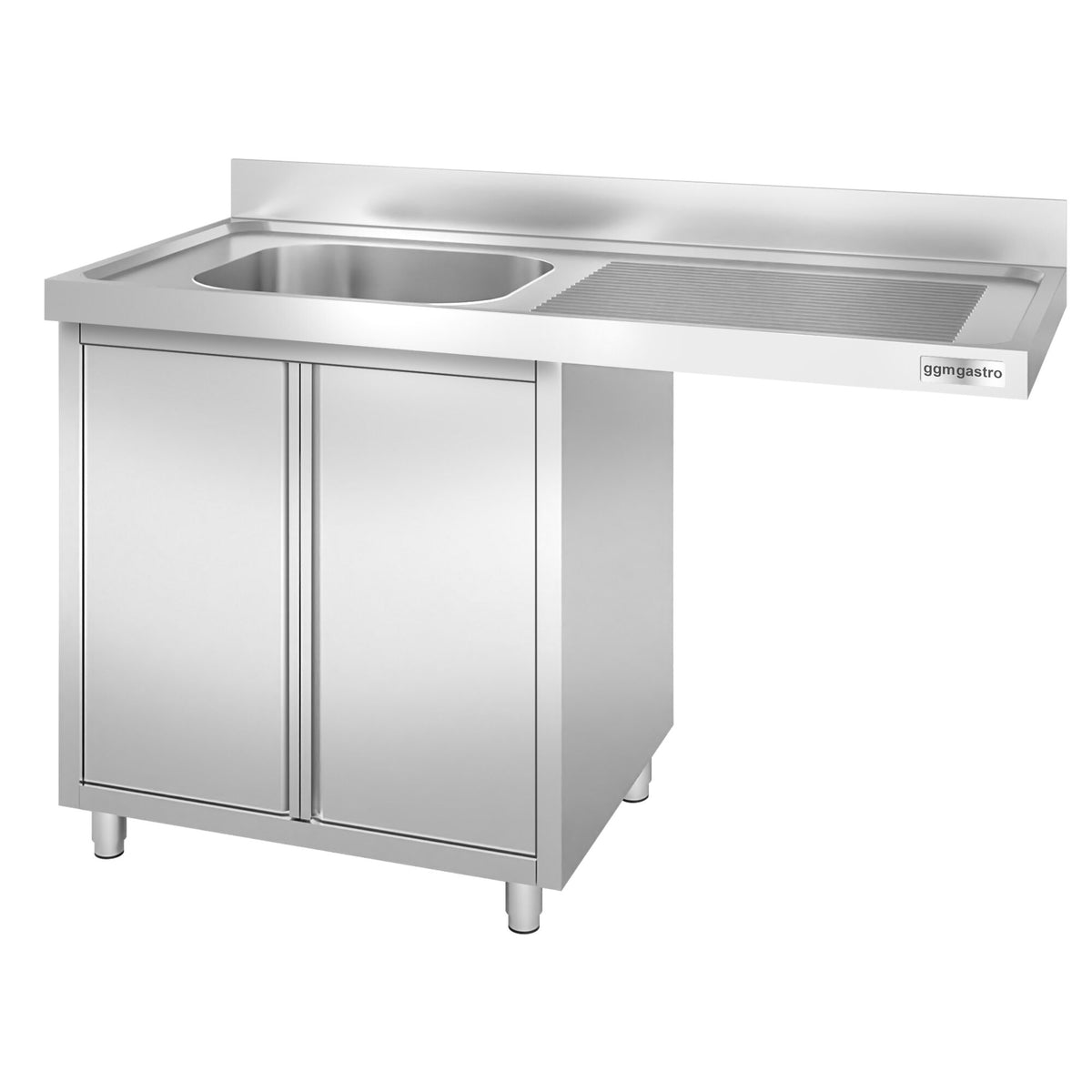 Commercial Dishwasher Sink with Cupboard 1400x700x970mm