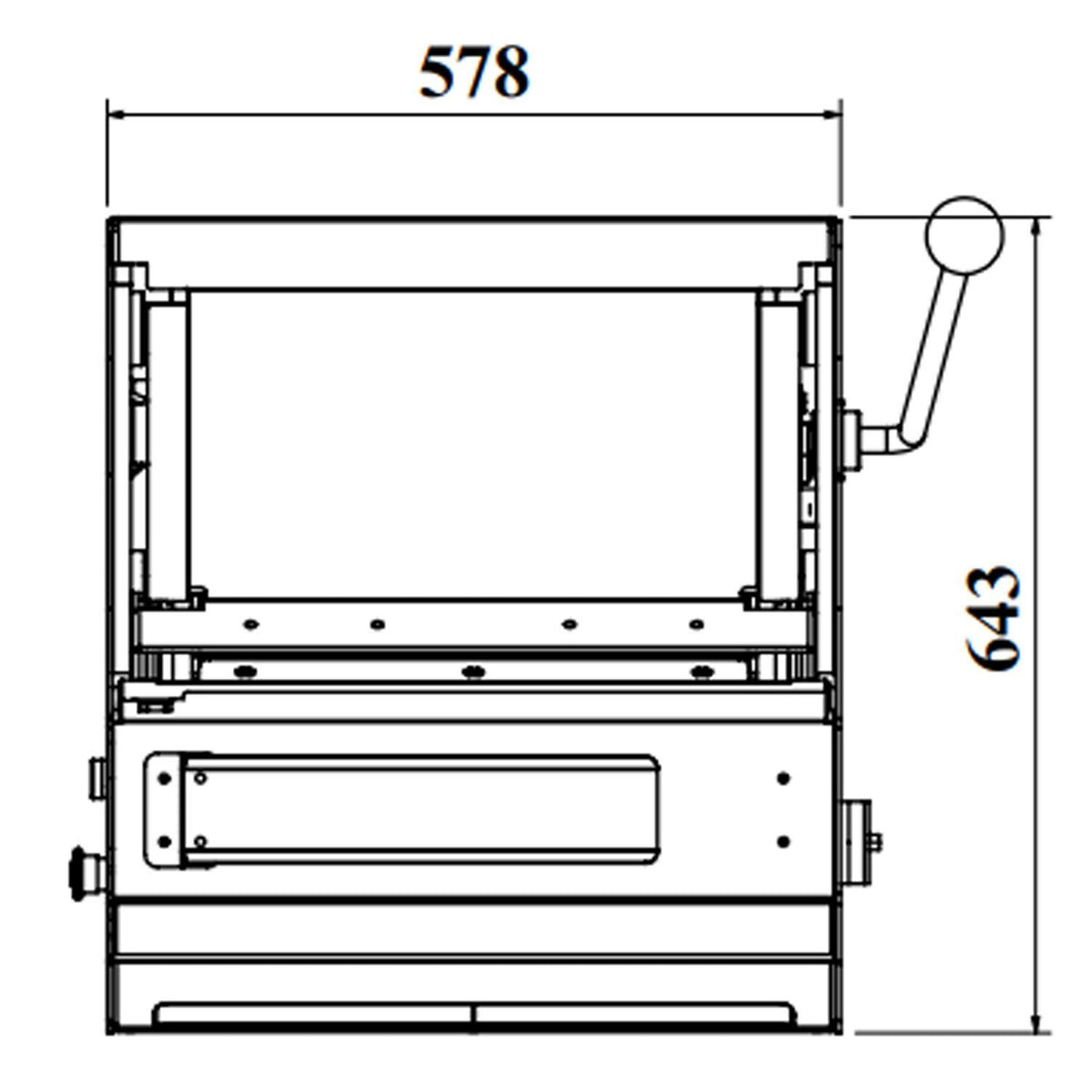 Commercial Bread Slicer 733x643x682mm