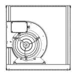 Ventilation Airbox Fan 1600m³/h 500mm AC1600