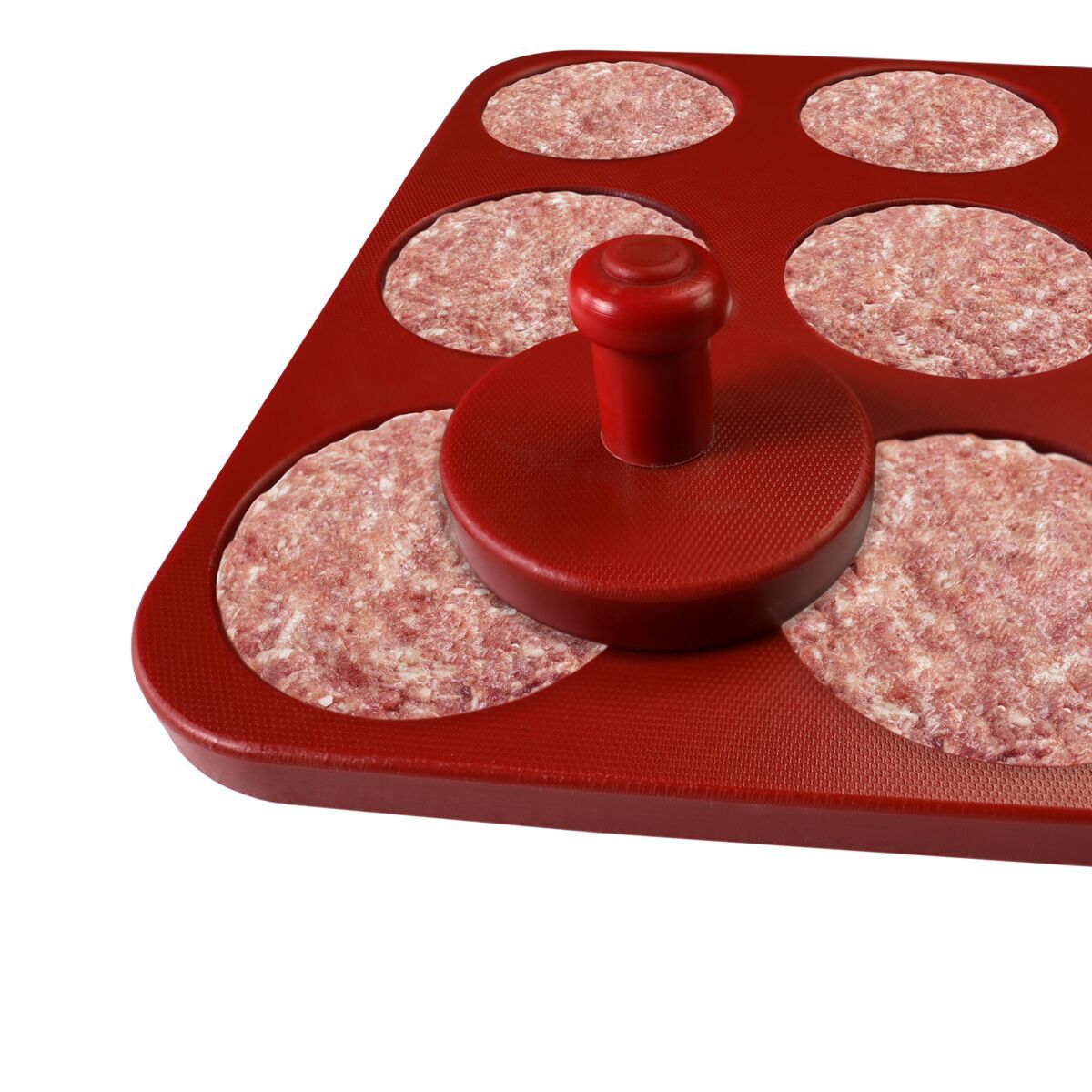 Manual Burger Press Plastic 80mm FHPGL44