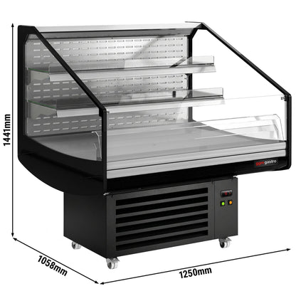Refrigerated Display Island 1250mm 405L 1.40kW Black KTHDC121