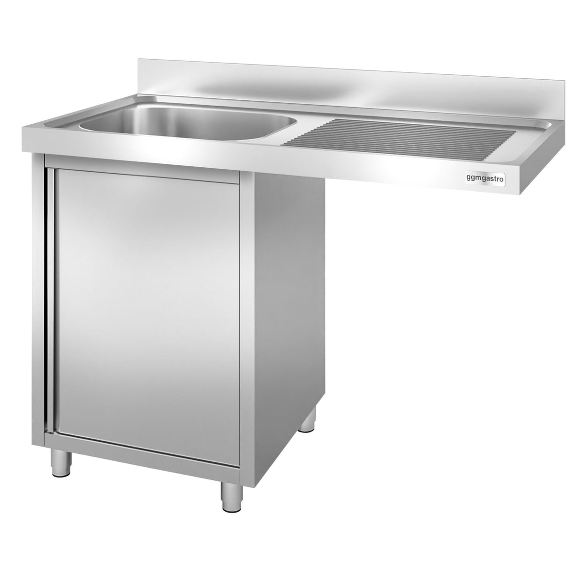 Commercial Dishwasher Sink with Cupboard 1200x600x970mm