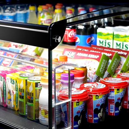 Refrigerated Display Island 1310L 750W Black KTHA1013