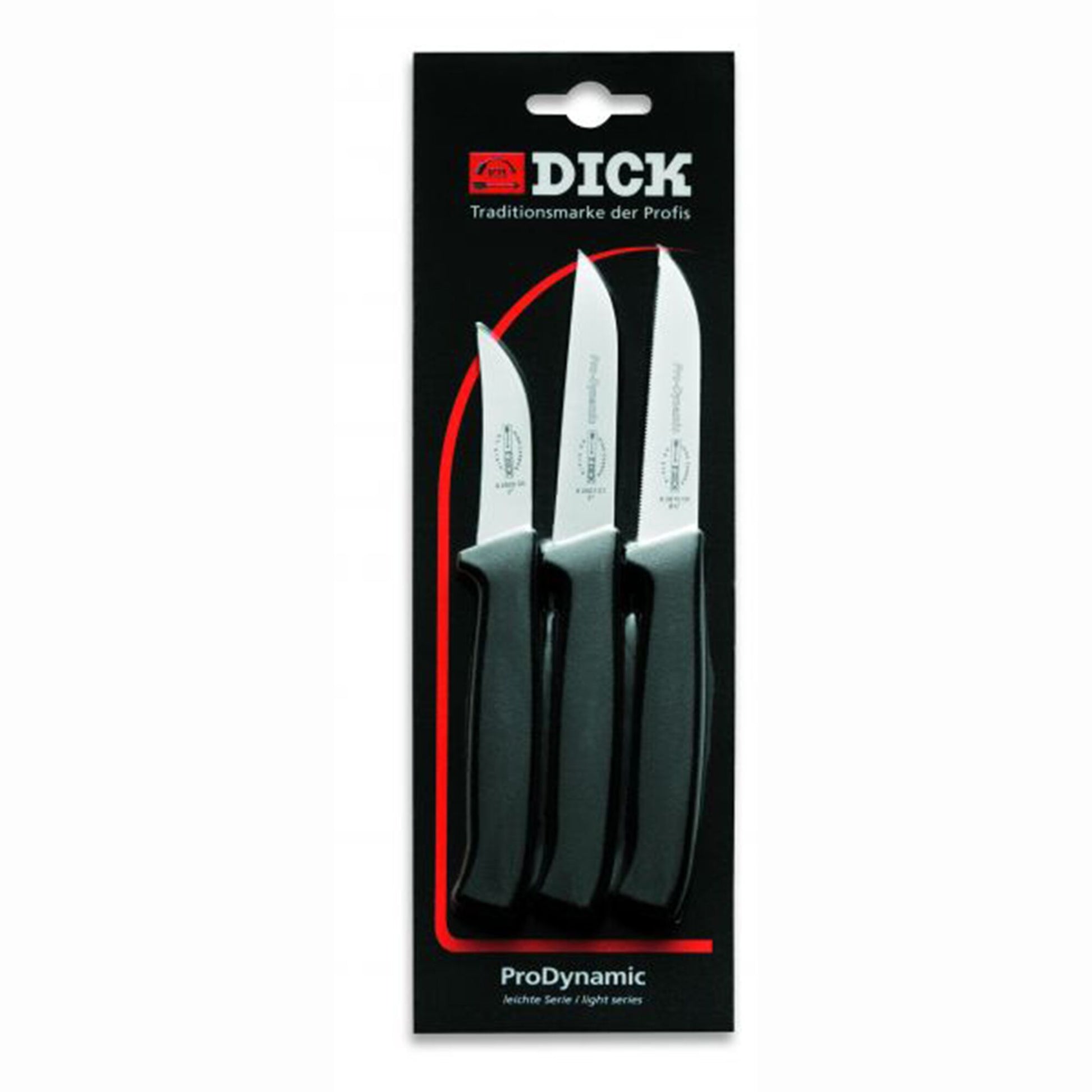 3-Piece Kitchen Knife Set 90mm 70mm 50mm Blades