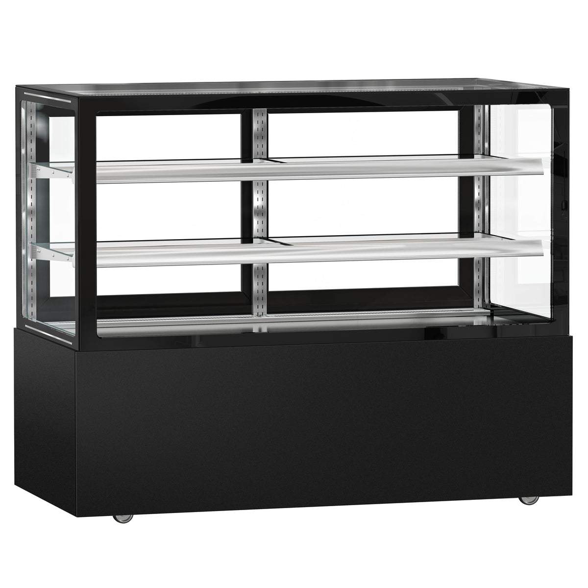 Refrigerated Pastry Display Case Double Glazing 620L Matt Black KTGSF157SM