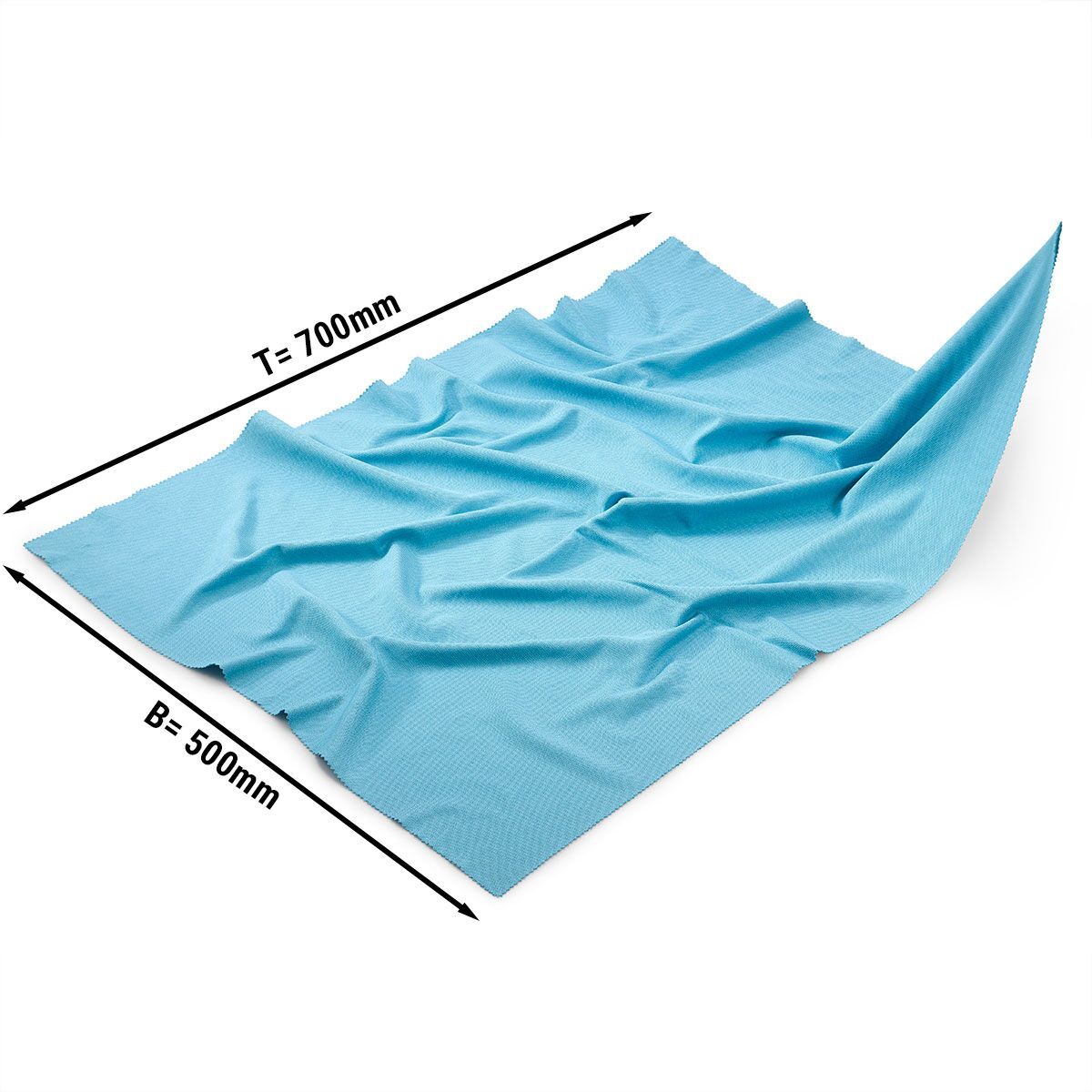 Microfiber Glass Kitchen Towels 10 Pack Blue MGTBMC57#SET10