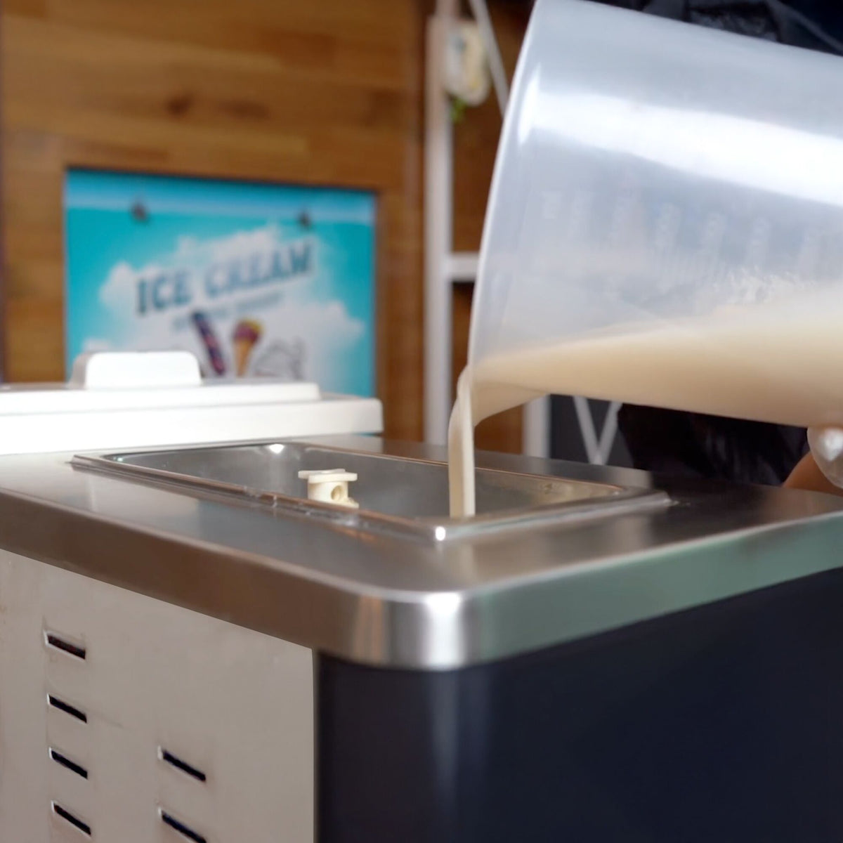 Commercial Soft Ice Cream Machine 1 Flavour 11.25L/h 1.5kW