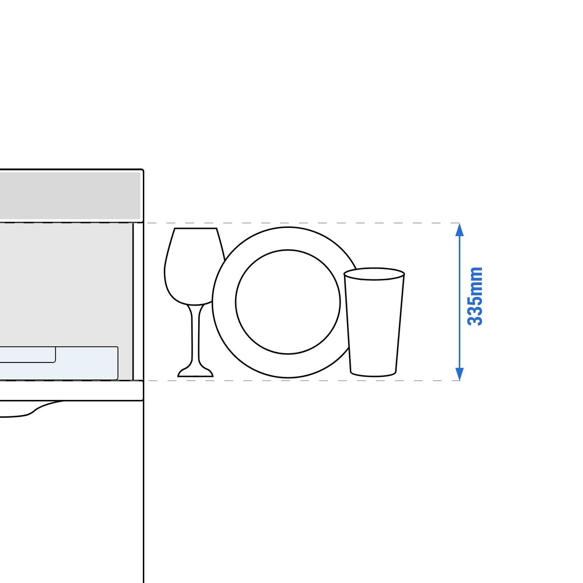 Commercial Dishwasher 3.6kW 595x645x830mm