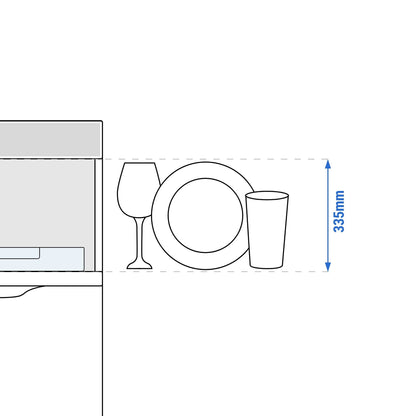 Commercial Dishwasher 3.6kW 595x645x830mm