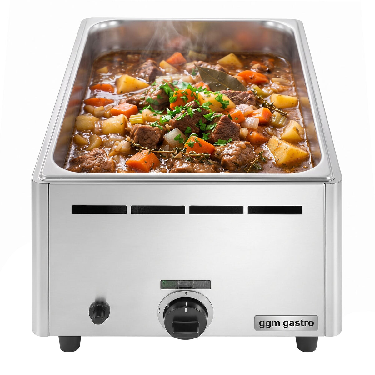 Gas Bain-Marie Stainless Steel GN 1/1 150mm 2.75kW GBMF11