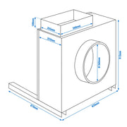 Commercial Charcoal Grill Ventilation Airbox 4000m³/h AS4000WPRO