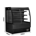 Commercial Refrigerated Multideck Display 1.06kW 230V WKBL128RSD