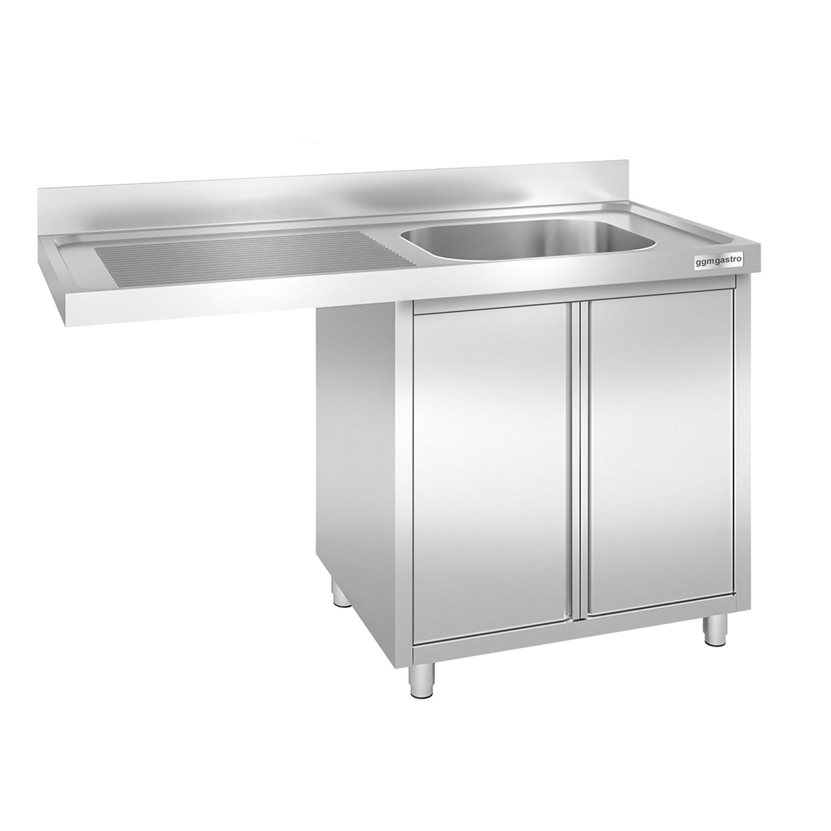 Commercial Dishwasher Sink with Cupboard 1400x700x970mm