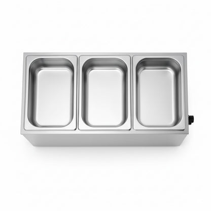 Electric Bain-Marie Stainless Steel GN 1/1 200mm 1.2kW BMH150