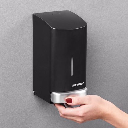 Soap and Disinfectant Dispenser 800ml Matte Black Stainless Steel