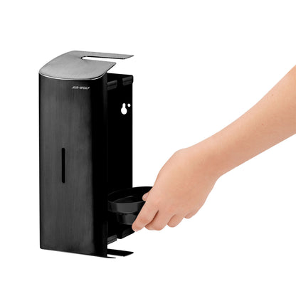 Toilet Brush Holder Matte Black Stainless Steel