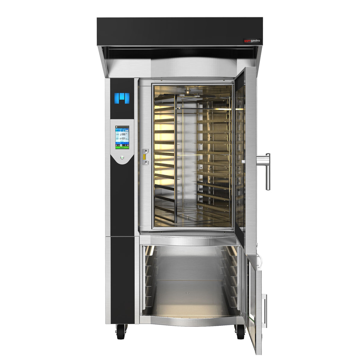 Commercial Rotary Bakery Convection Oven with Prover 1000x1300x2220mm