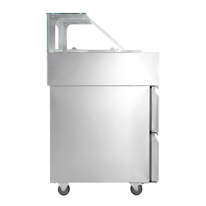 Refrigerated Saladette 4 Drawers ZBF127DN#KGJ12#HM#2SBF